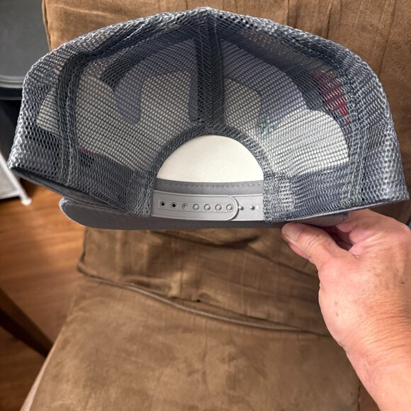 New California flag curved bill Cali adult one-size trucker hat cap. - Picture 8 of 8